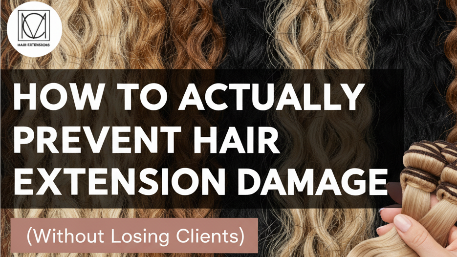 Extension Code Damage The Professionals Guide to Preventing Hair Extension Damage – Christian ...
