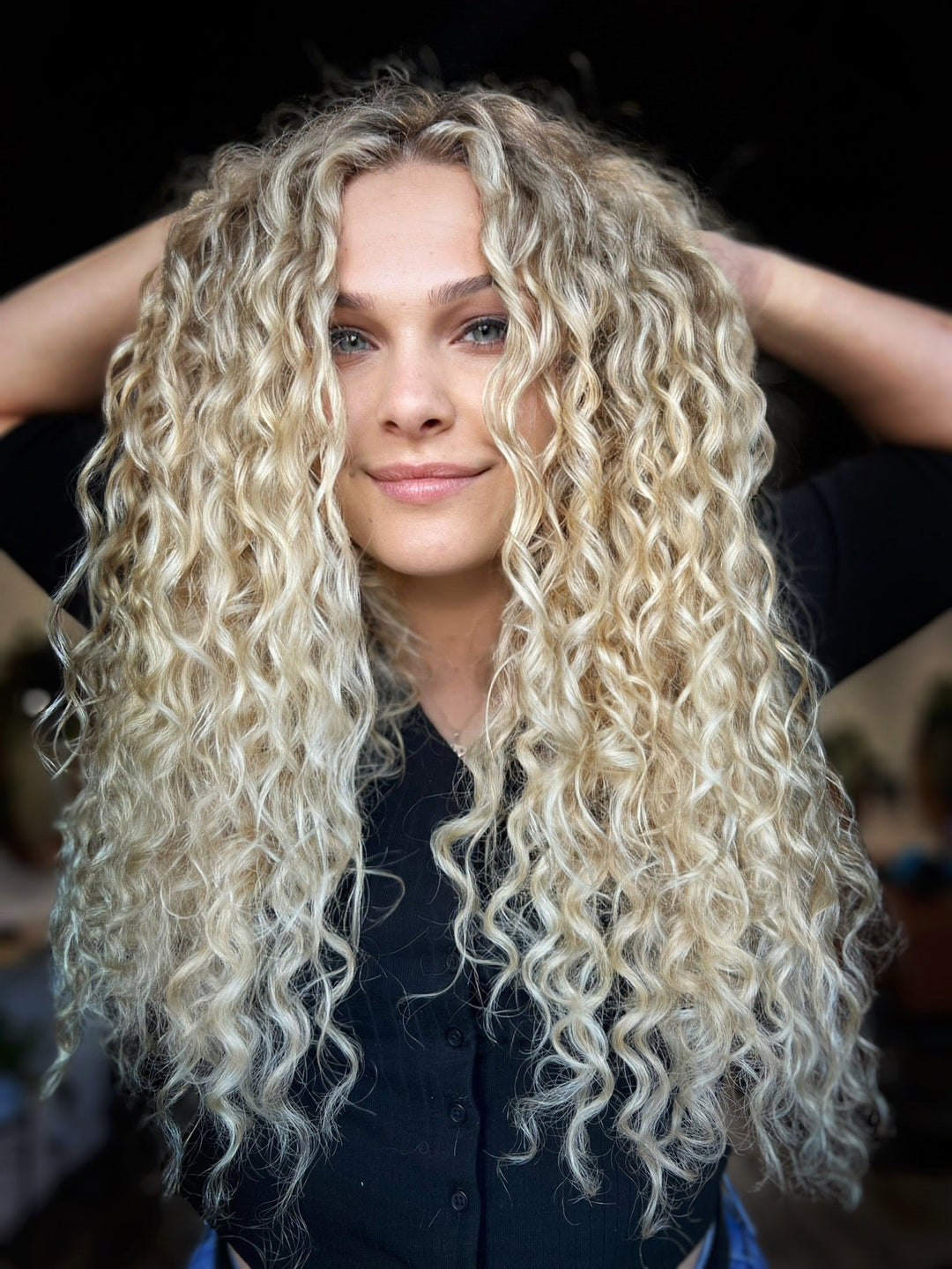 Curls by design- custom perming hair extensions - Christian Michael Hair Extensions