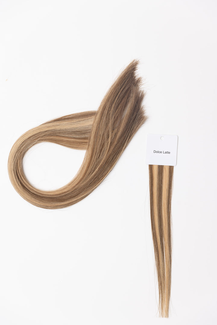 Dolce Latte: Hand-Tied Wefts-Christian Michael Hair Extensions