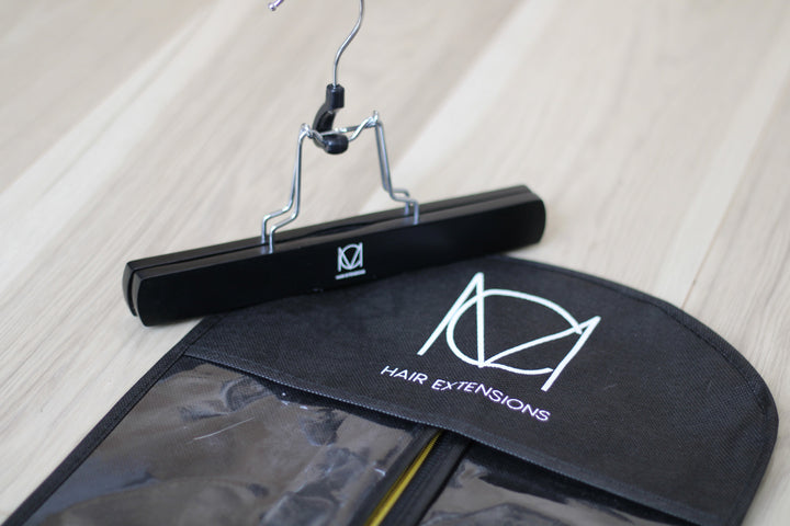 Hair Extension Display Bag with Hanger-Christian Michael Hair Extensions