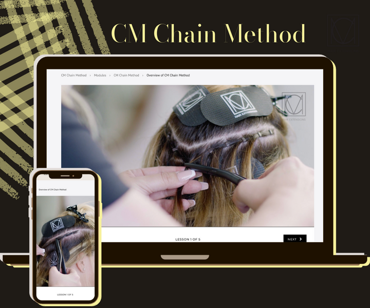 CM Chain Method – Hair Extension Training & Certification