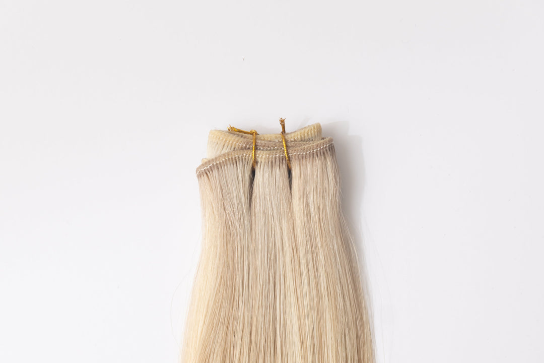 Beach Blonde Machine Wefts - Christian Michael Hair Extensions