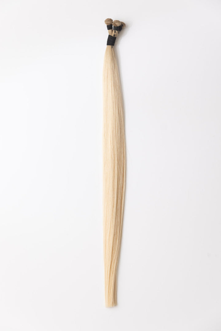 Brighter Is Better Hand - Tied Wefts & Extensions | Platinum Blonde Hair - Christian Michael Hair Extensions