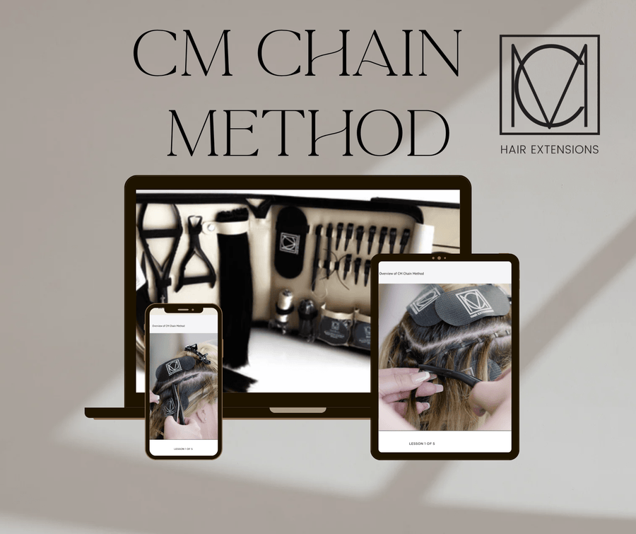 CM Chain Method – Hair Extension Training & Certification - Christian Michael Hair Extensions