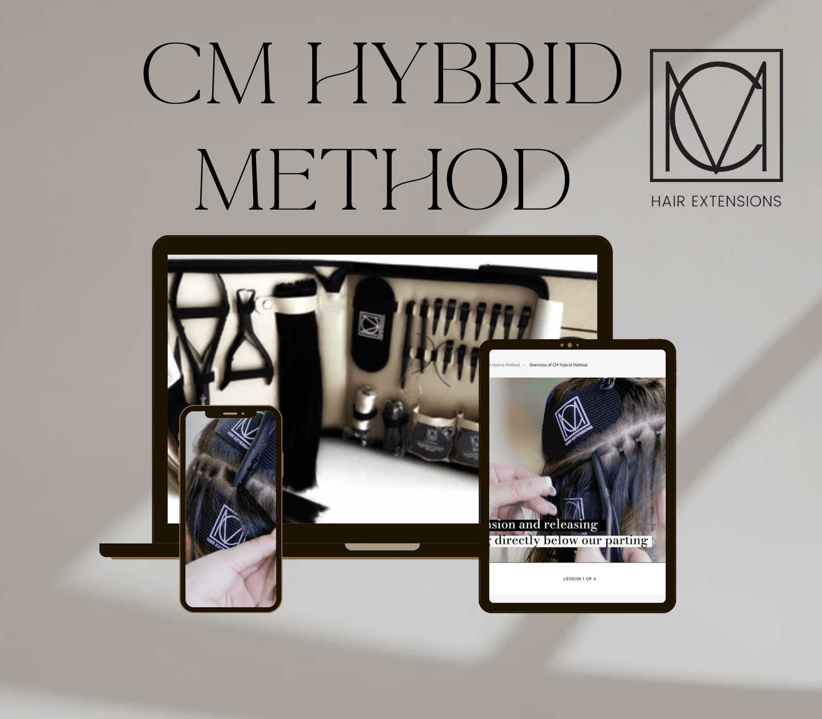 CM Hybrid Method – Hair Extension Training & Certification - Christian Michael Hair Extensions