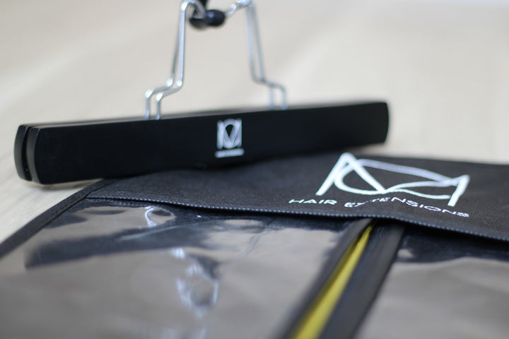 Hair Extension Display Bag with Hanger - Christian Michael Hair Extensions