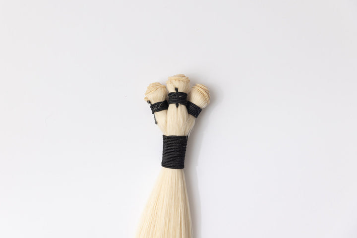 Hand - Tied Warm Marilyn Blonde Wefts & Extensions | Blonde Hair - Christian Michael Hair Extensions