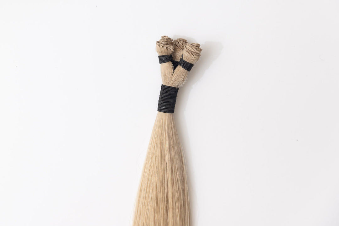 Sandy Candy: Hand - Tied Wefts - Christian Michael Hair Extensions