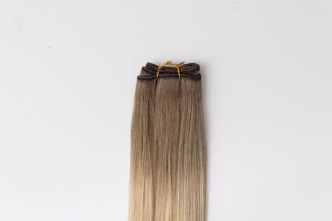 Toasted Coconut Machine Wefts - Christian Michael Hair Extensions